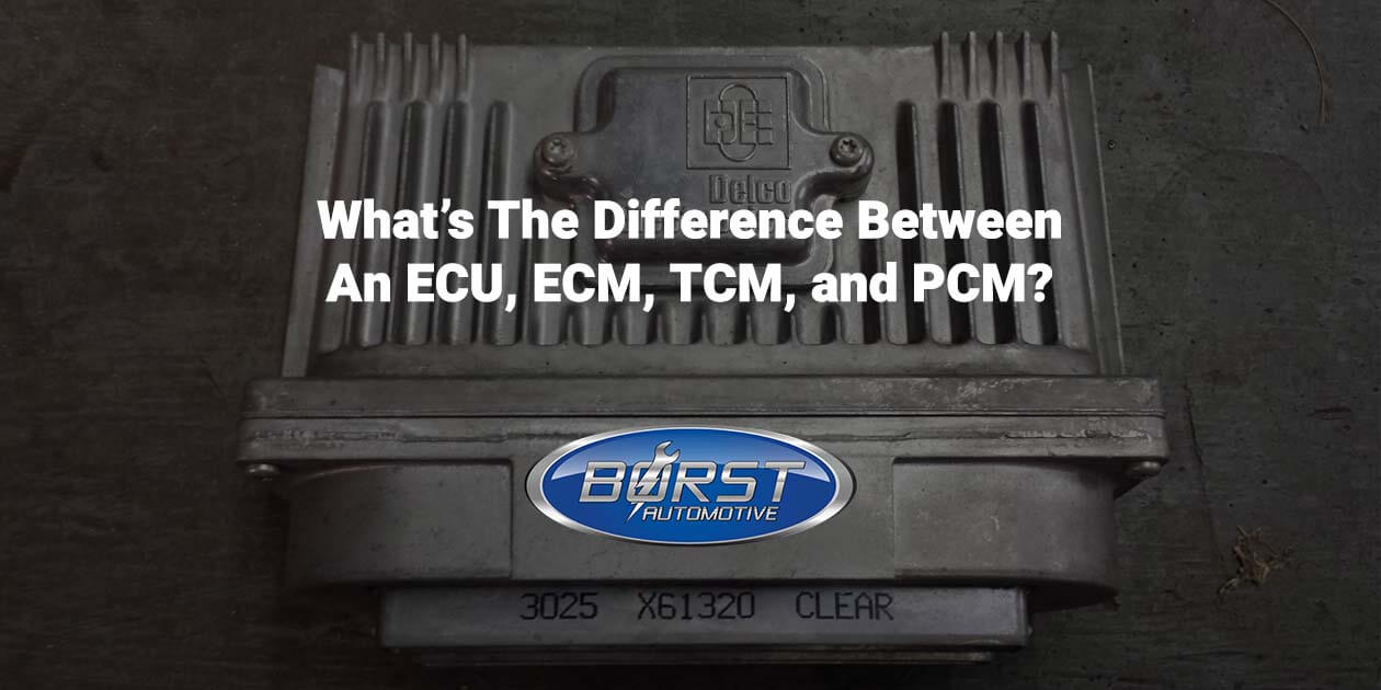 What’s the Difference Between an ECU, ECM, TCM, and PCM?