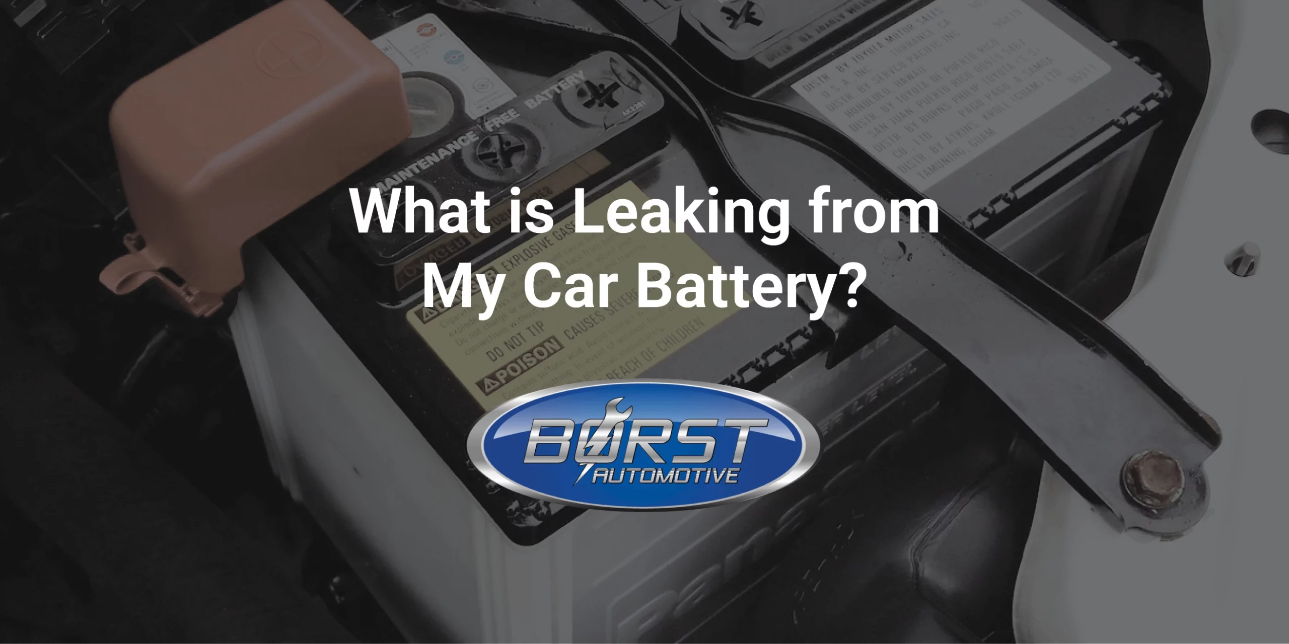 What is Leaking from My Car Battery?