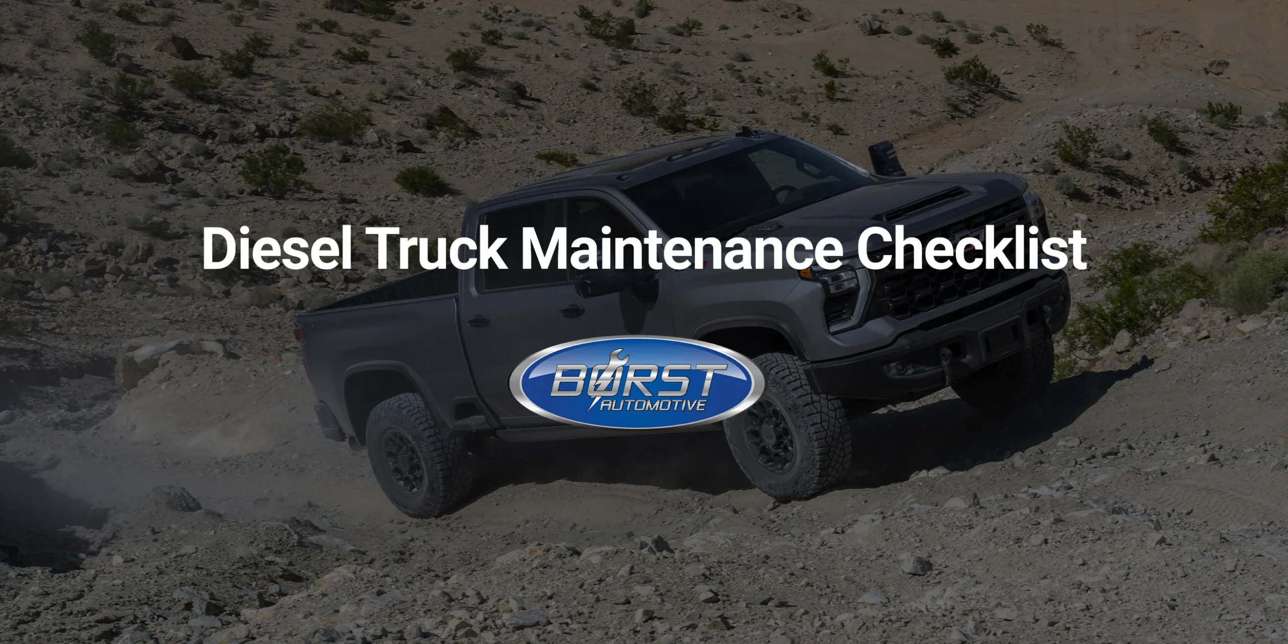 Diesel Truck Maintenance Checklist